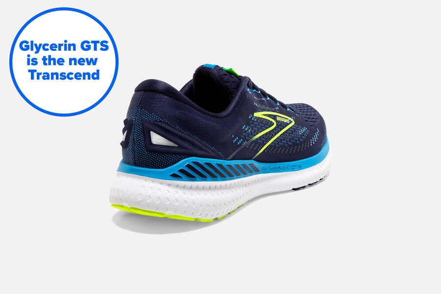 Brooks Glycerin Gts 19 Road Löparskor Herr - Marinblå/Blå - 3512-OHFNL